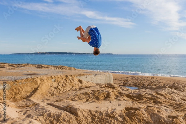 Obraz Somersault on beach