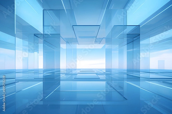 Obraz 透明な部屋2