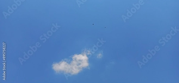 Obraz blue sky with clouds