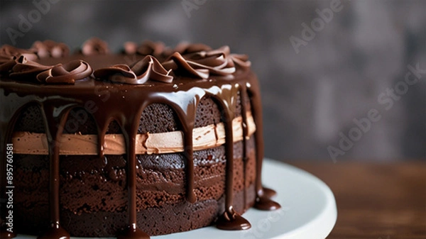 Obraz chocolate cake