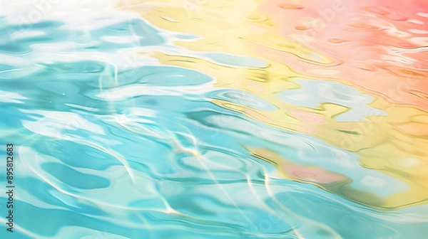 Obraz Gentle minimalistic tranquil background illustration