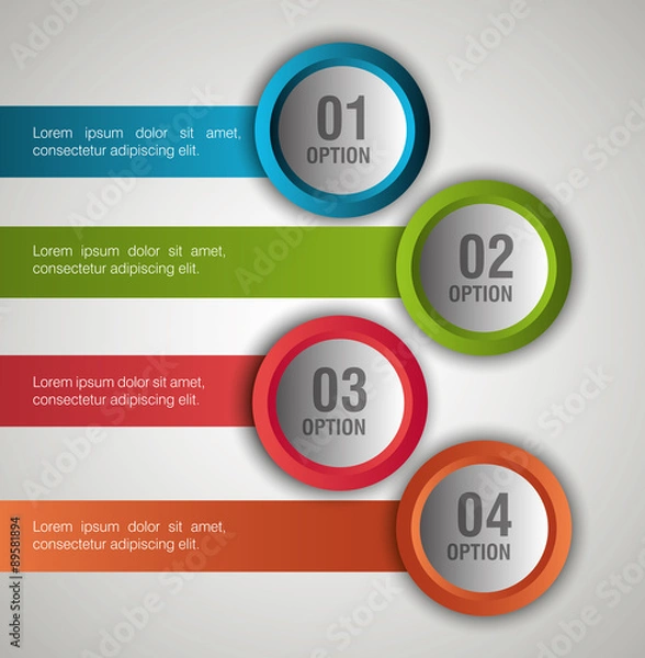 Obraz Infographic design.