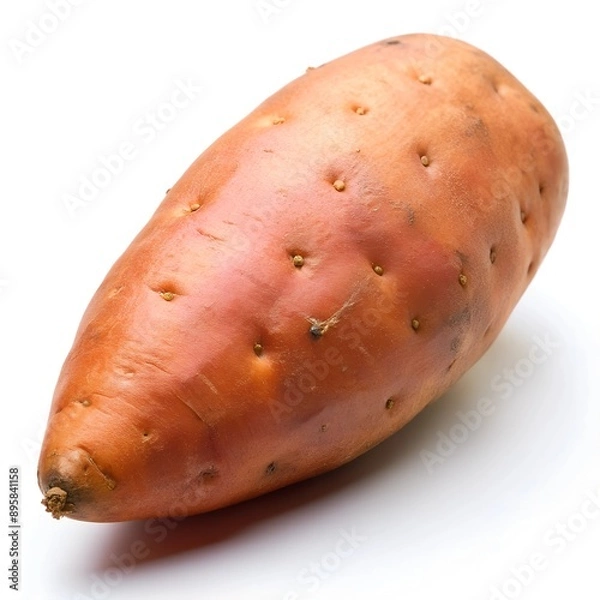Obraz There is a sweet potato placed on a white surface