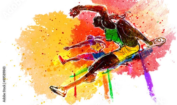 Obraz Illustration of sports