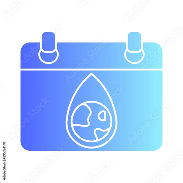 Obraz Water Day Gradient Flat