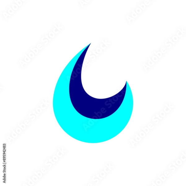 Obraz Water Logo