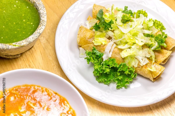 Fototapeta Crispy Fried Tacos