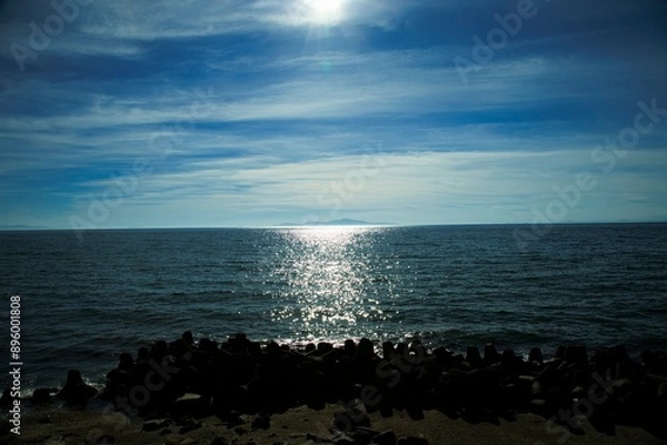 Fototapeta 淡路の海