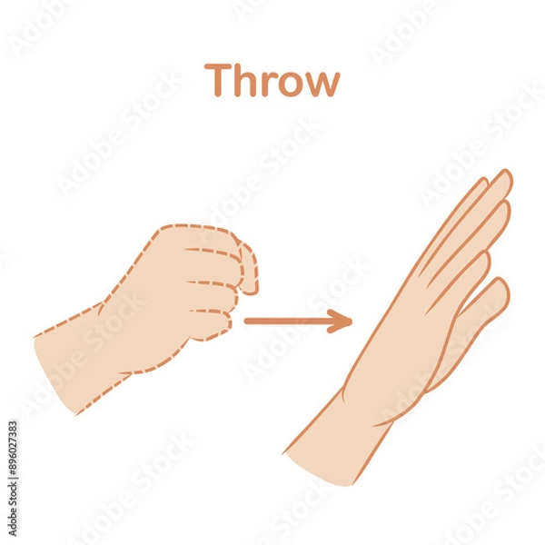 Fototapeta ASL Throw