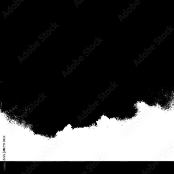 Fototapeta Subtle Midnight Textures on Immaculate White Background