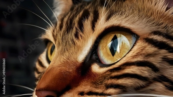 Fototapeta Mesmerizing Cat's Eye
