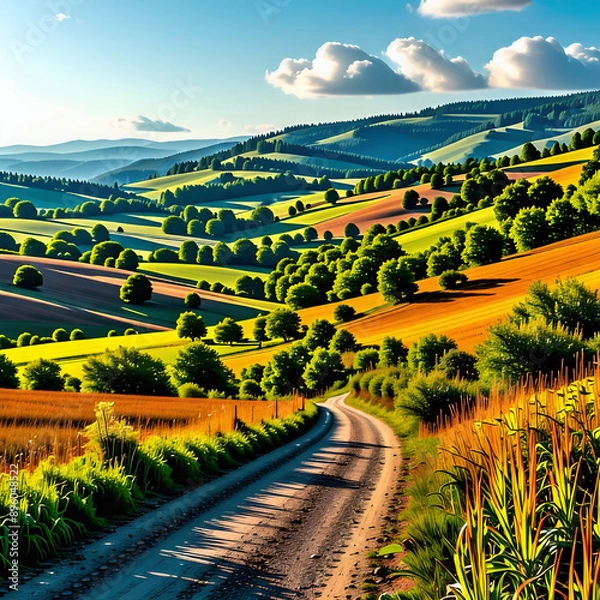 Fototapeta 드넓은 평야