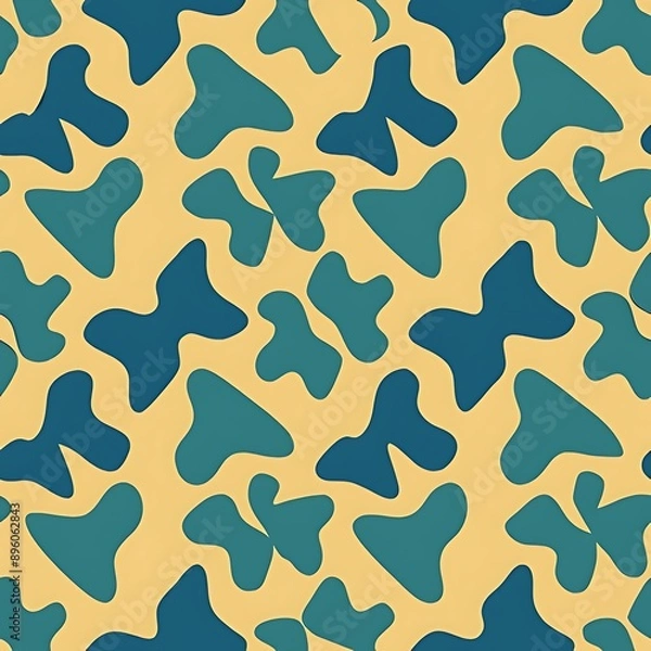 Fototapeta Vibrant Abstract Geometric Seamless Patterns for Modern Decor