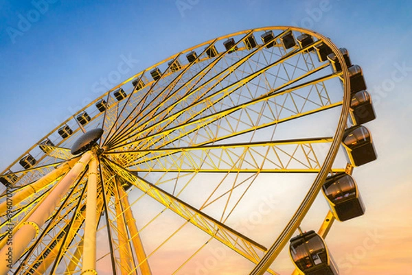 Obraz Ferris Wheel at dusk