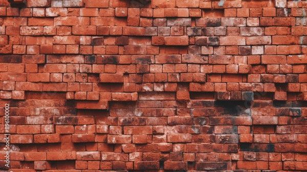 Fototapeta red brick background
