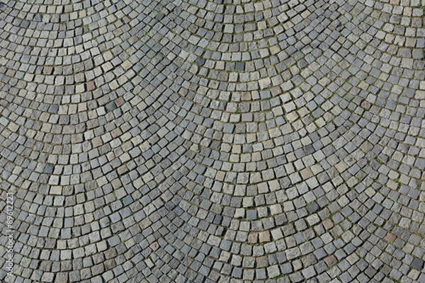 Fototapeta Bogenpflaster Hintergrund