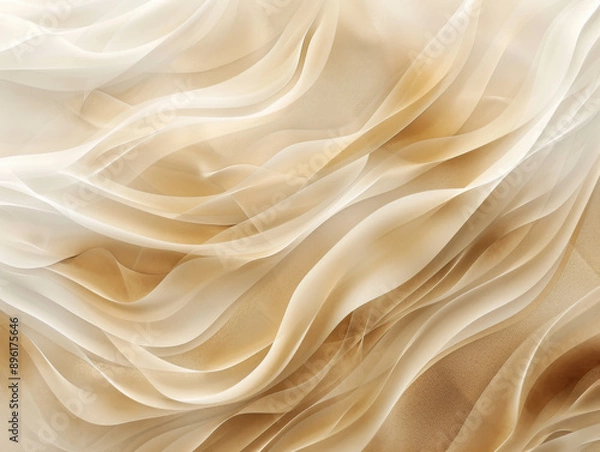 Fototapeta Abstract Tan Background, Generative AI Illustration