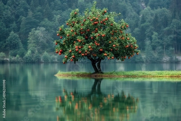 Obraz tree in the lake