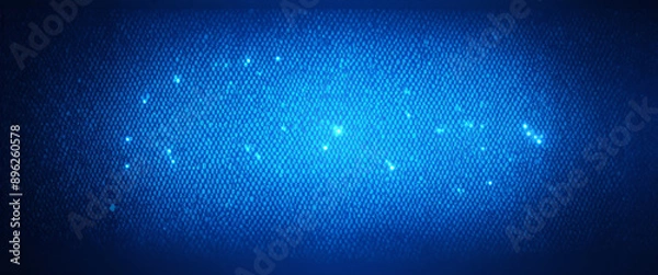 Fototapeta Abstract blue geometric background pattern