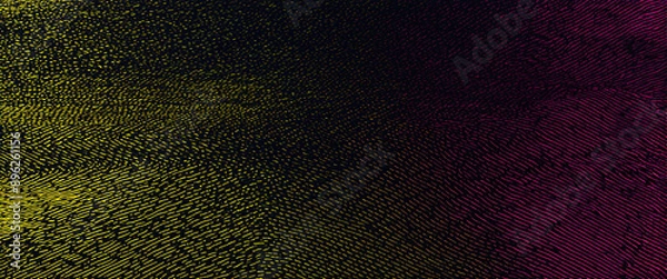 Obraz Abstract wavy background pattern in yellow mixed with pink