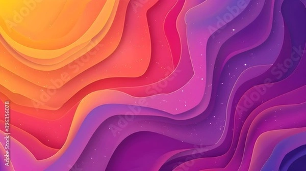 Fototapeta Colorful gradient abstract background