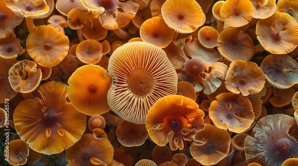 Fototapeta Abstract nature background texture of Mushroom