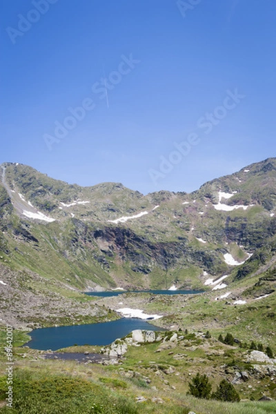 Obraz Landscape of the Pyrenees in Andorra