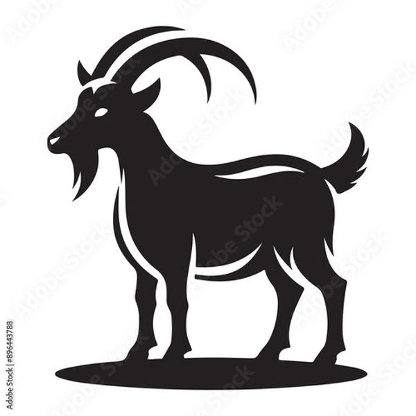 Obraz Goat Vector Art And Illustration