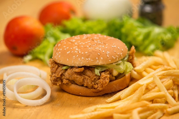 Obraz Chicken sandwich