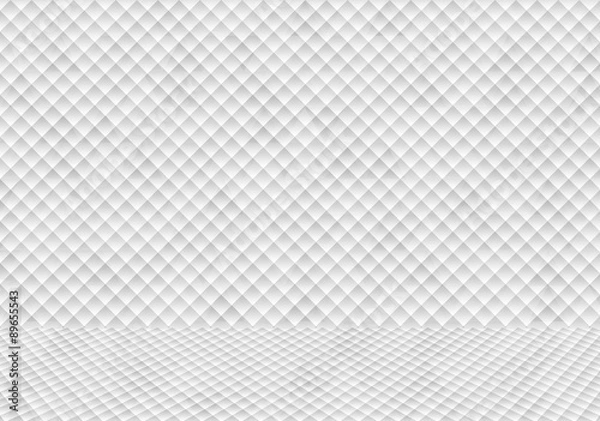 Fototapeta White plastic wall background or texture