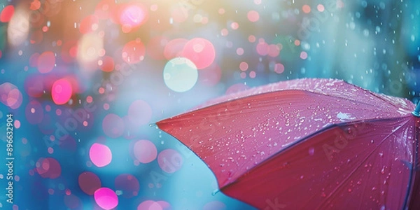 Obraz umbrella in rain