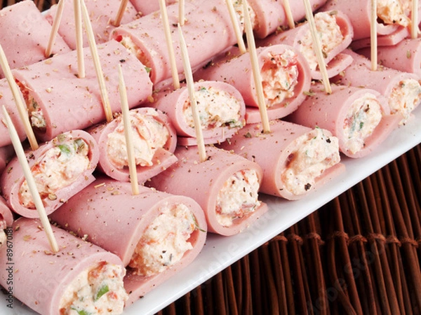 Fototapeta Ham appetizers