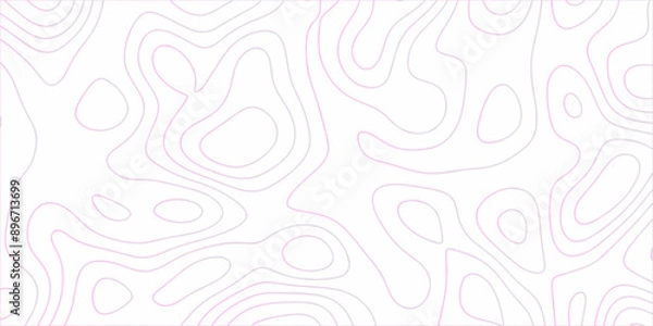 Obraz Abstract design with black and white abstract papercut and multi-layer cutout geometric pattern on vector Topographic canyon geometric map relief texture with curved layers beautiful design.