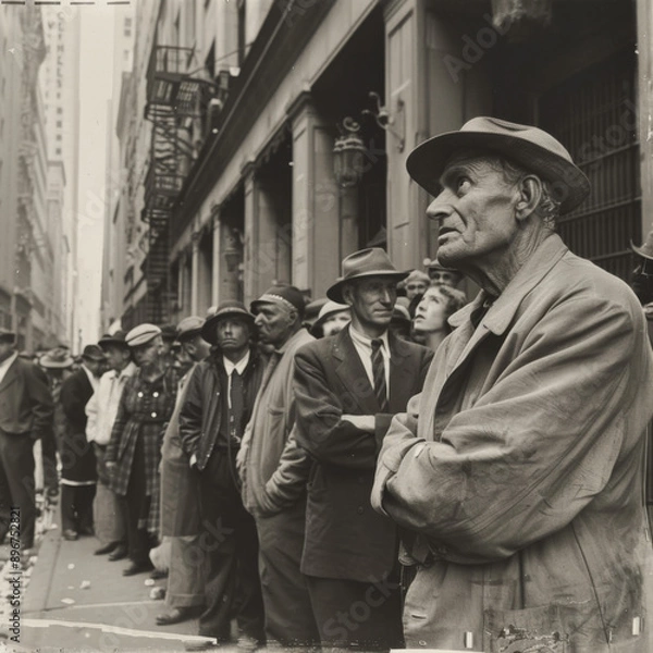 Fototapeta The great depression