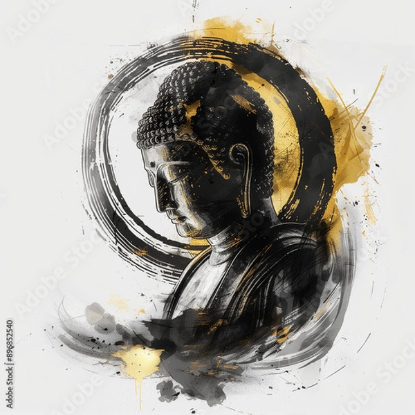 Obraz minimalist buddha