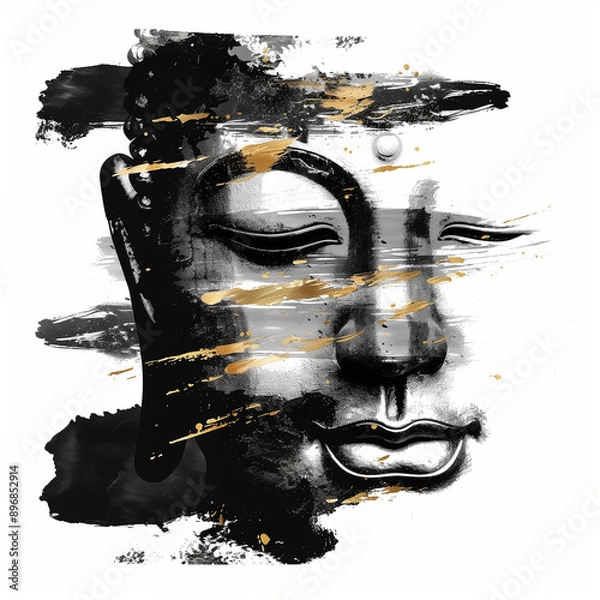 Obraz minimalist buddha