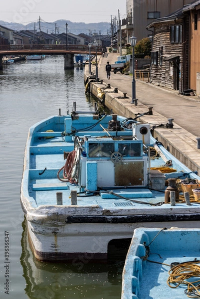 Obraz 日本のベニス新湊内川