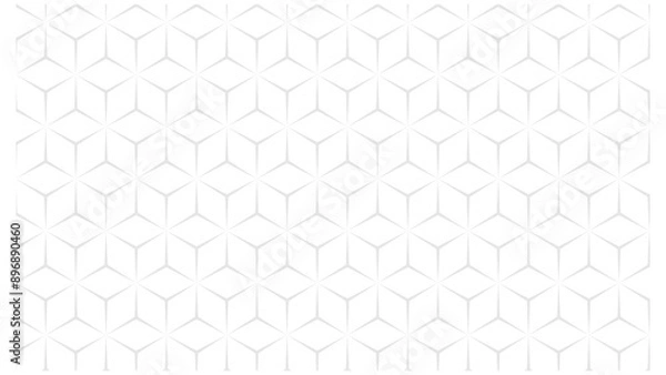 Fototapeta Hexagon seamless background pattern vector art illustration