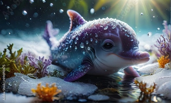 Fototapeta Mystical Dolphin