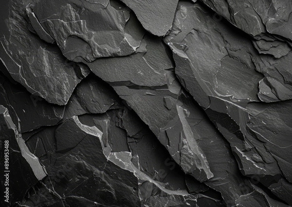 Obraz Super closeup shot of the coal. Created with Ai