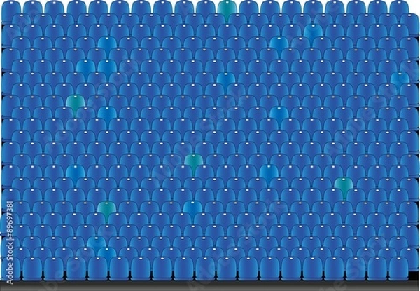 Fototapeta Stadium seats