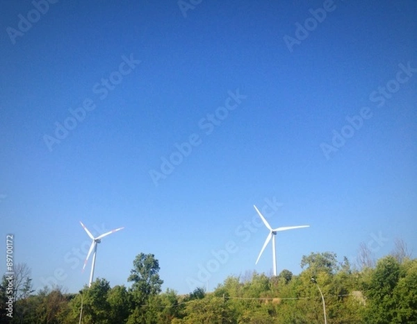 Fototapeta generatori eolici