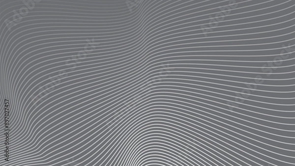 Obraz Grey abstract background with curve line for backdrop or presentation