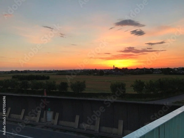 Obraz The setting sun