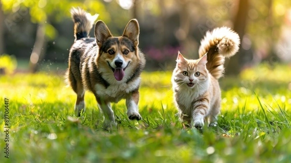 Obraz The dog and the cat