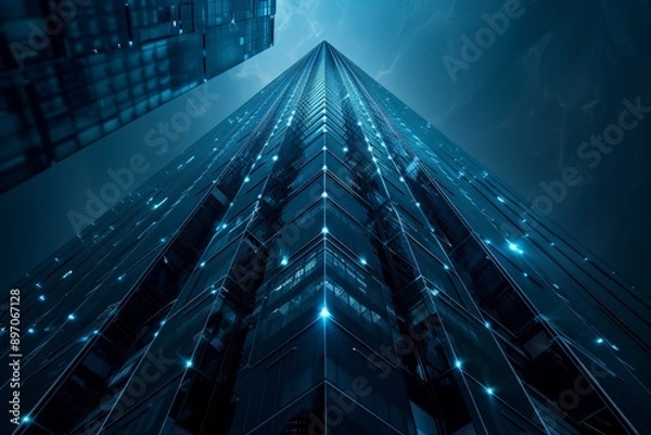 Fototapeta Modern Skyscraper Architecture