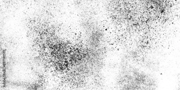 Fototapeta abstract Grunge black and white crack paper texture design and texture, Modern and creative design with surface dust and rough dirty background.  Distressed overlay texture  Grain noise particles.