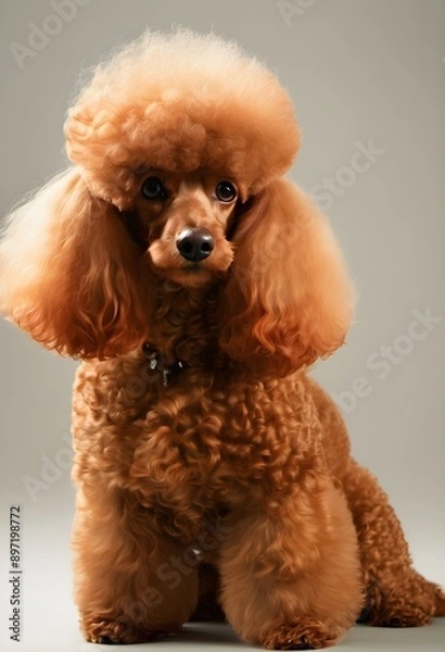 Fototapeta A portrait of a Poodle