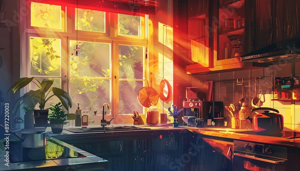 Obraz interior kitchen