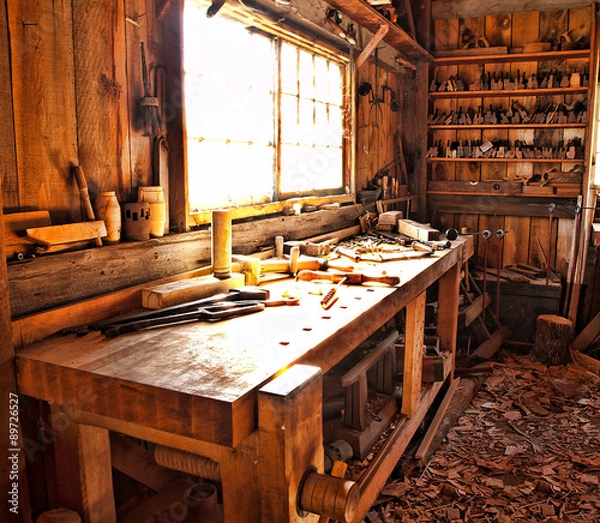Obraz woodworkers shop